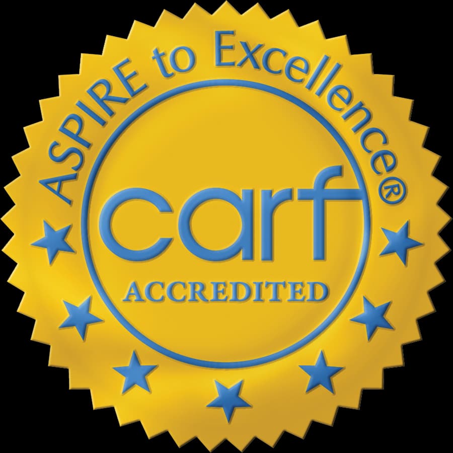 CARF accredited seal